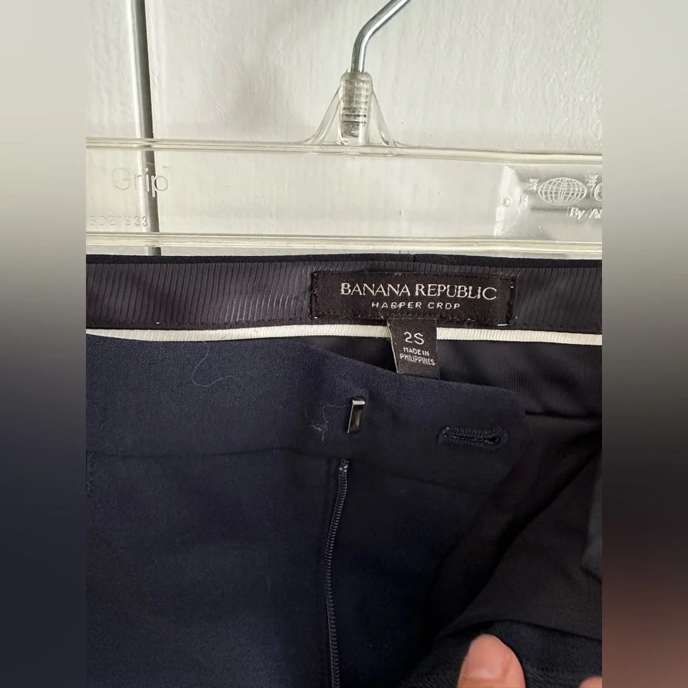 Banana Republic Harper Crop in Navy